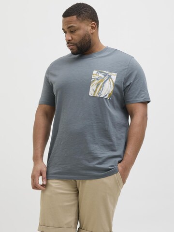 Jack & Jones Plus T-Shirt in Grau: Vorderseite