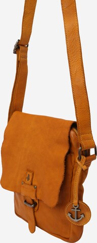 Harbour 2nd - Bolso de hombro en naranja: frente