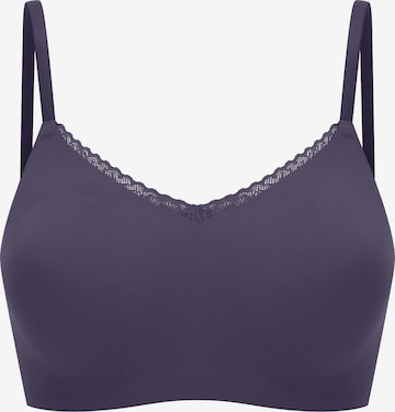 Invisible Soutien-gorge ' Invisible Soft Lace ' SCHIESSER en bleu : devant