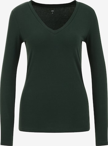 T-shirt WE Fashion en vert : devant