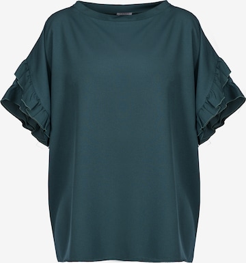 Camicia da donna 'RENE' di Karko in verde: frontale