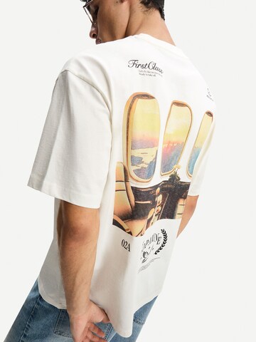Bershka T-shirt i vit