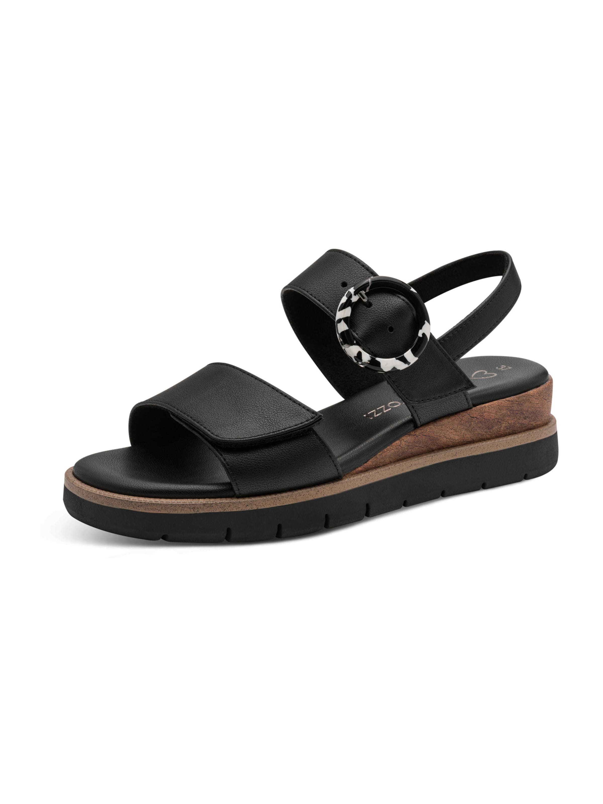 MARCO TOZZI Sandale in Schwarz: Vorderseite