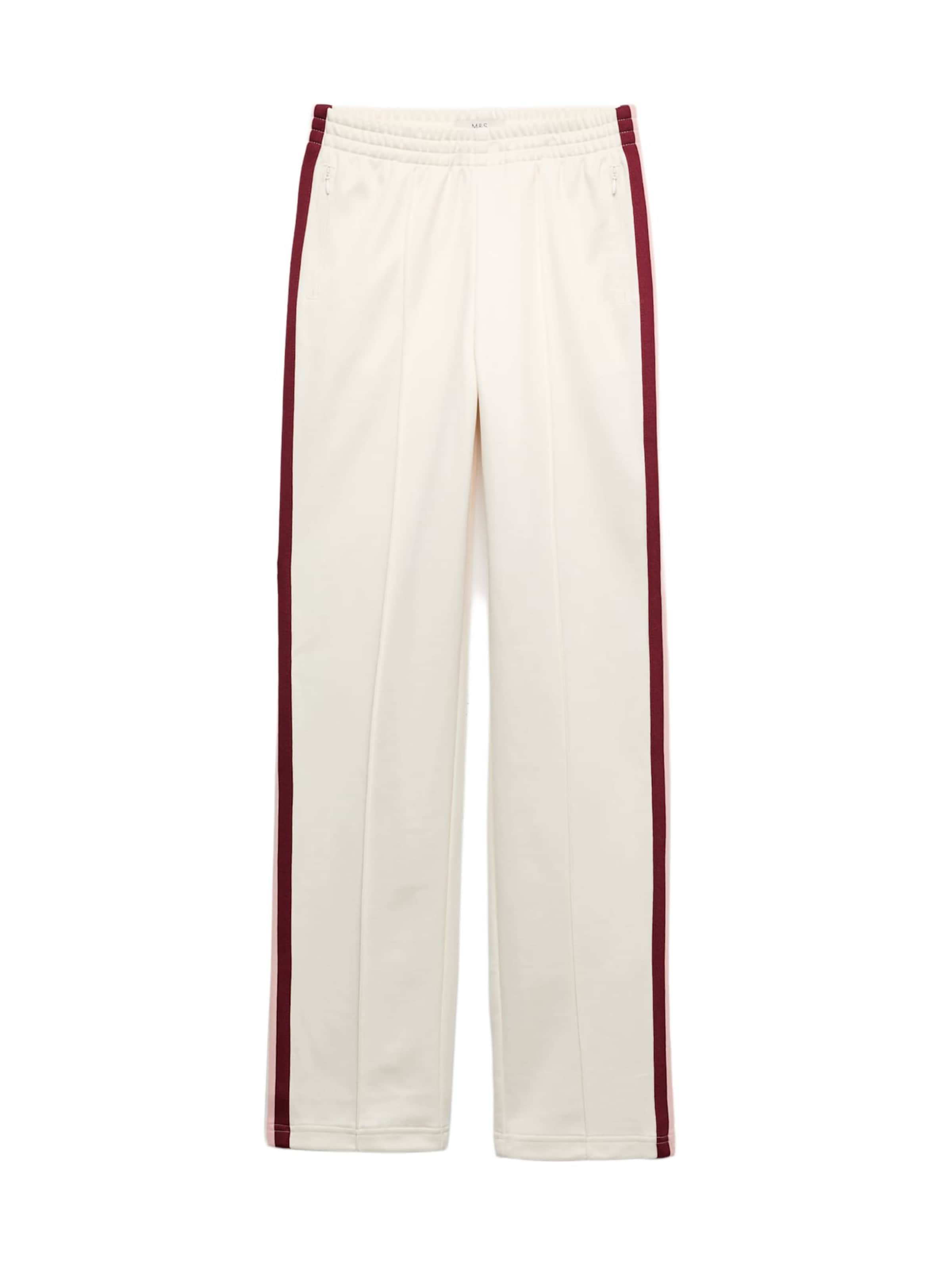 Marks & Spencer Loosefit Bundfaltenhose in Beige: Vorderseite