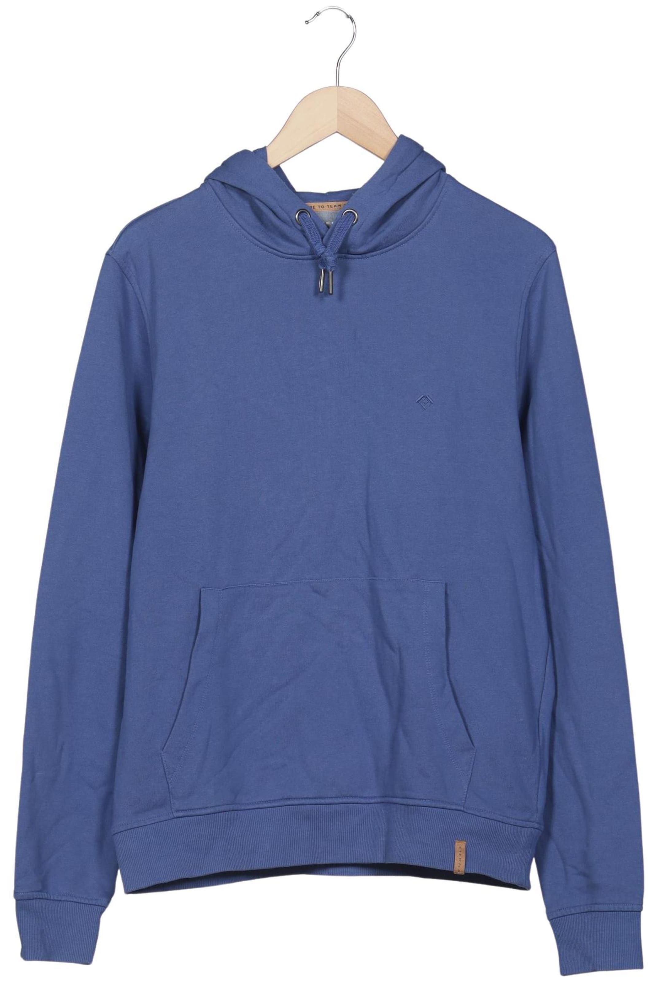 ETERNA Kapuzenpullover L in Blau: Vorderseite