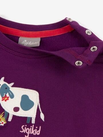 SIGIKID Sweatshirt in Purple