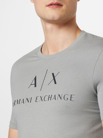 Maglietta '8NZTCJ' di ARMANI EXCHANGE in grigio