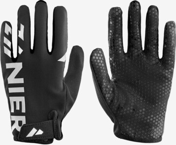 Zanier Full Finger Gloves 'MTB PRO' in Black: front