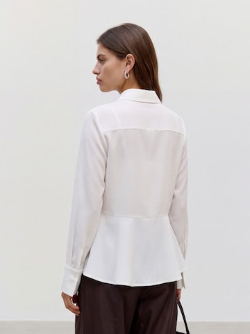 VERO MODA Bluse 'VMZima' i hvid