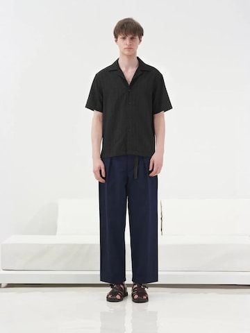 Coupe regular Chemise Giesto en noir
