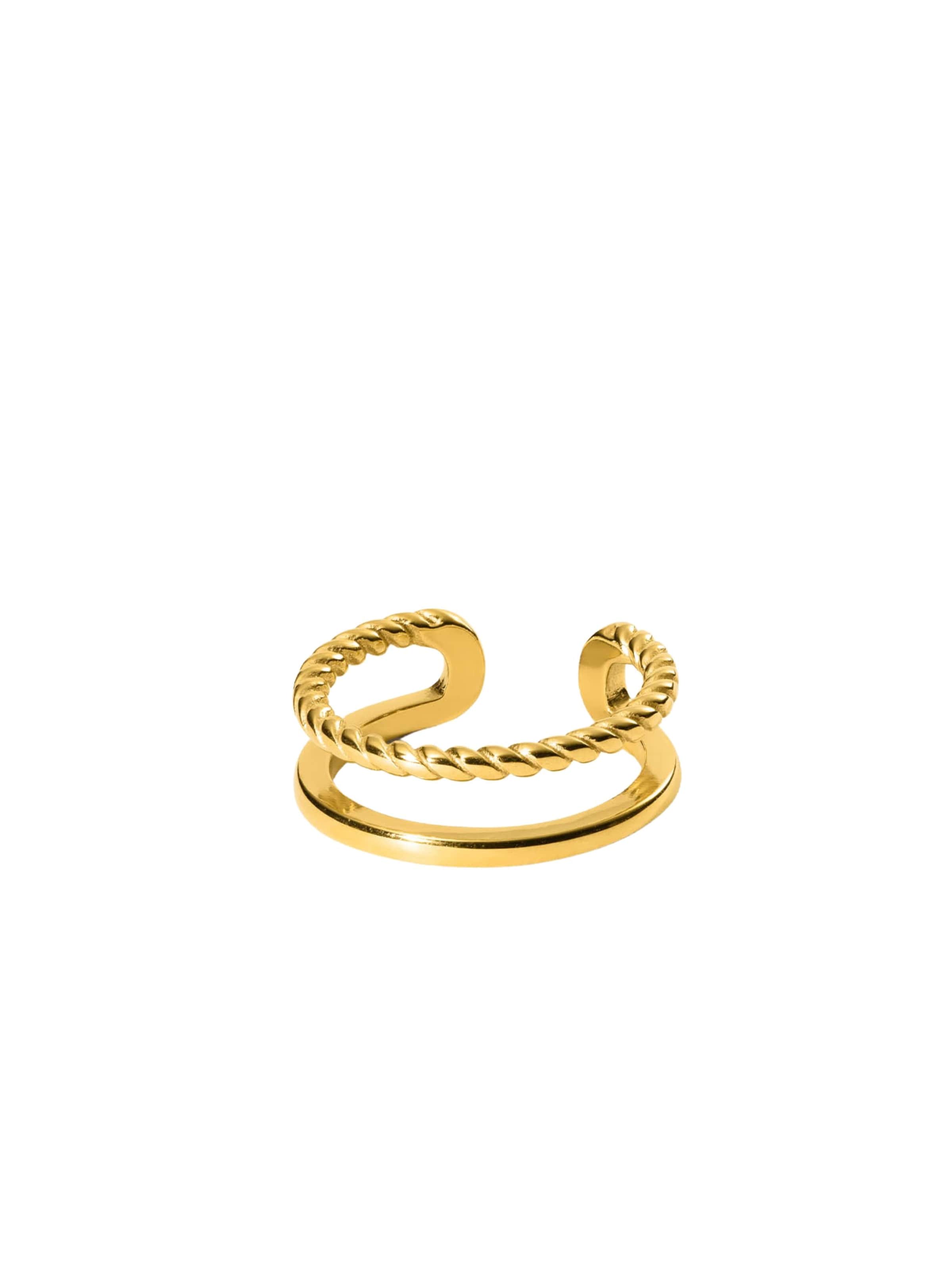 PURELEI Ring 'Mau' in Gold: front