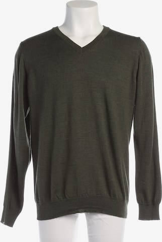 Barbour Pullover / Strickjacke M in Grün: Vorderseite