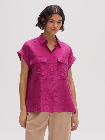 Camicia da donna 'Foyama' di OPUS in rosa: frontale