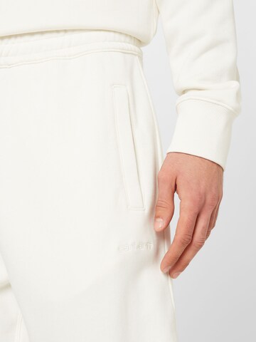 Effilé Pantalon 'Duster' Carhartt WIP en blanc