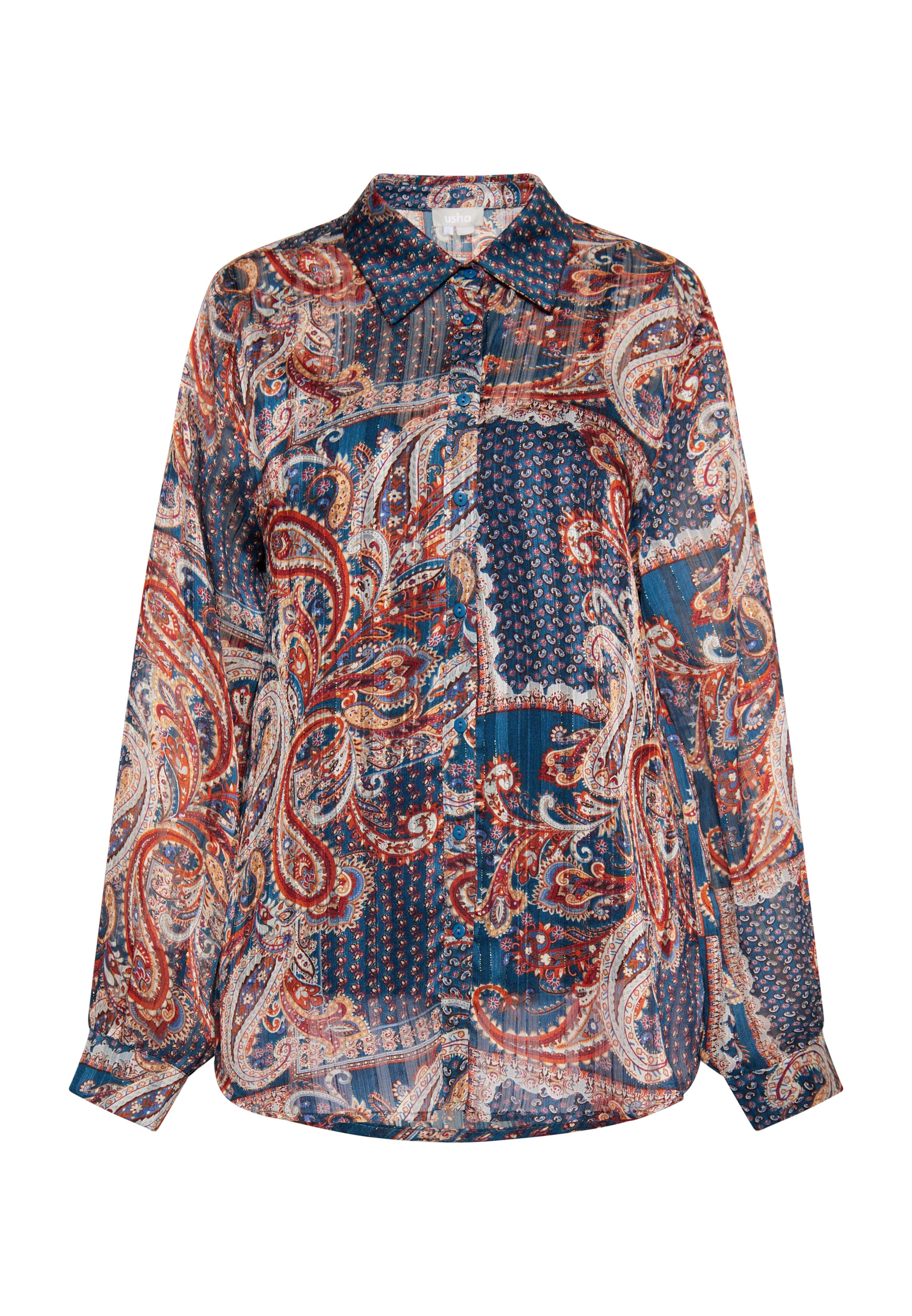 Usha Pusero värissä sininen: etupuoli