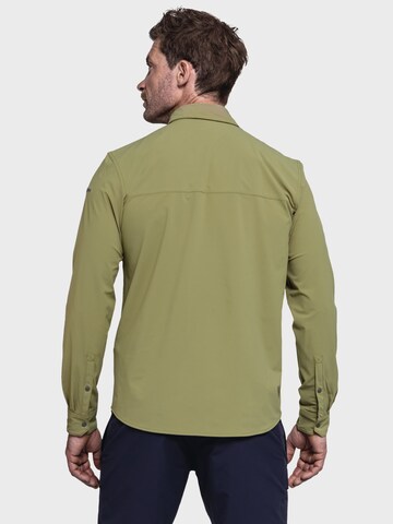 Schöffel Regular fit Functioneel overhemd ' Hiking Shirt Style Dunajec MNS ' in Groen