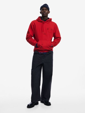 Desigual - Sudadera en rojo