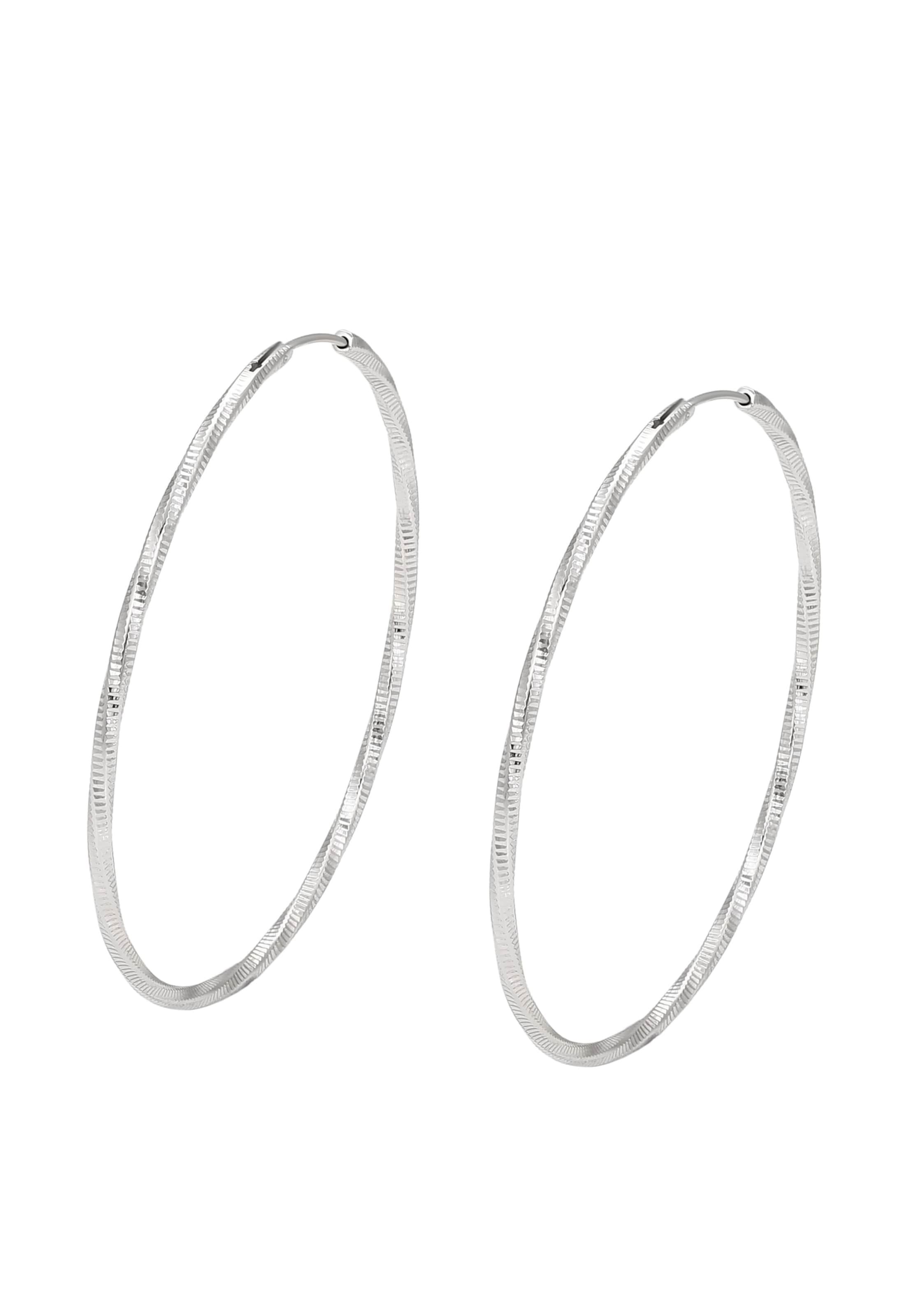 faina Náušnice – stříbrná: přední strana