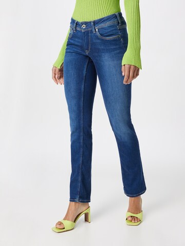 Pepe Jeans Slimfit Jeans 'Saturn' in Blauw: voorkant