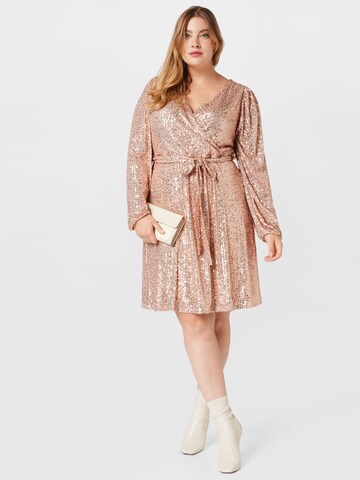 Dorothy Perkins Curve Dress in Gold