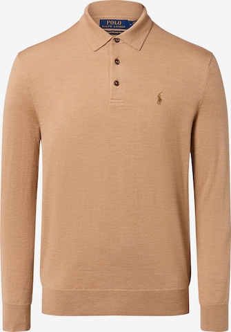Pull-over Polo Ralph Lauren en marron : devant