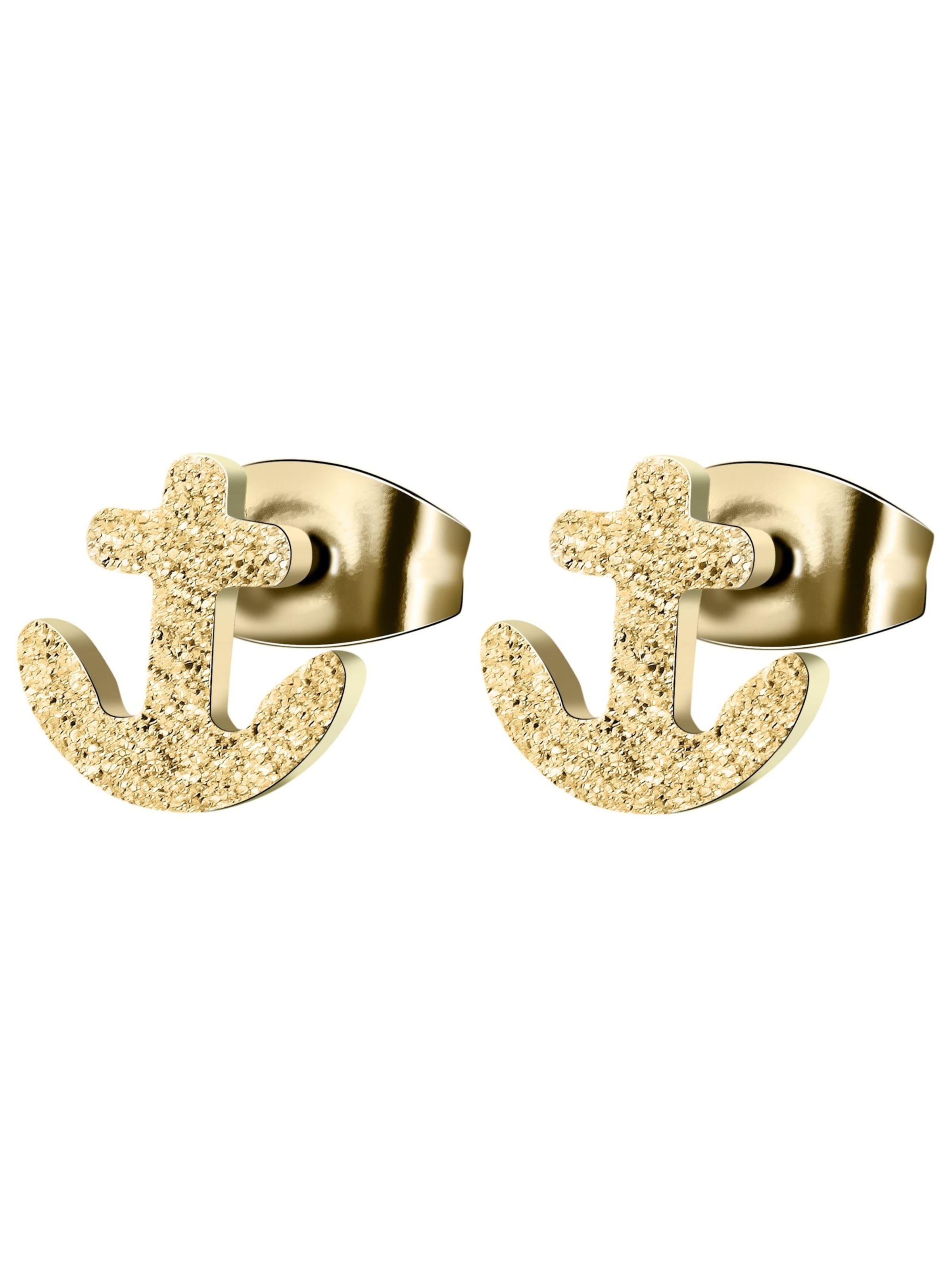 Akzent Earrings 'Anais, hautverträglich' in Gold: front