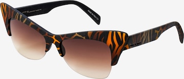 Lunettes de soleil Italia independent en orange : devant