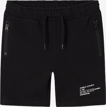 NAME IT Regular Pants 'HAVNE' in Black: front
