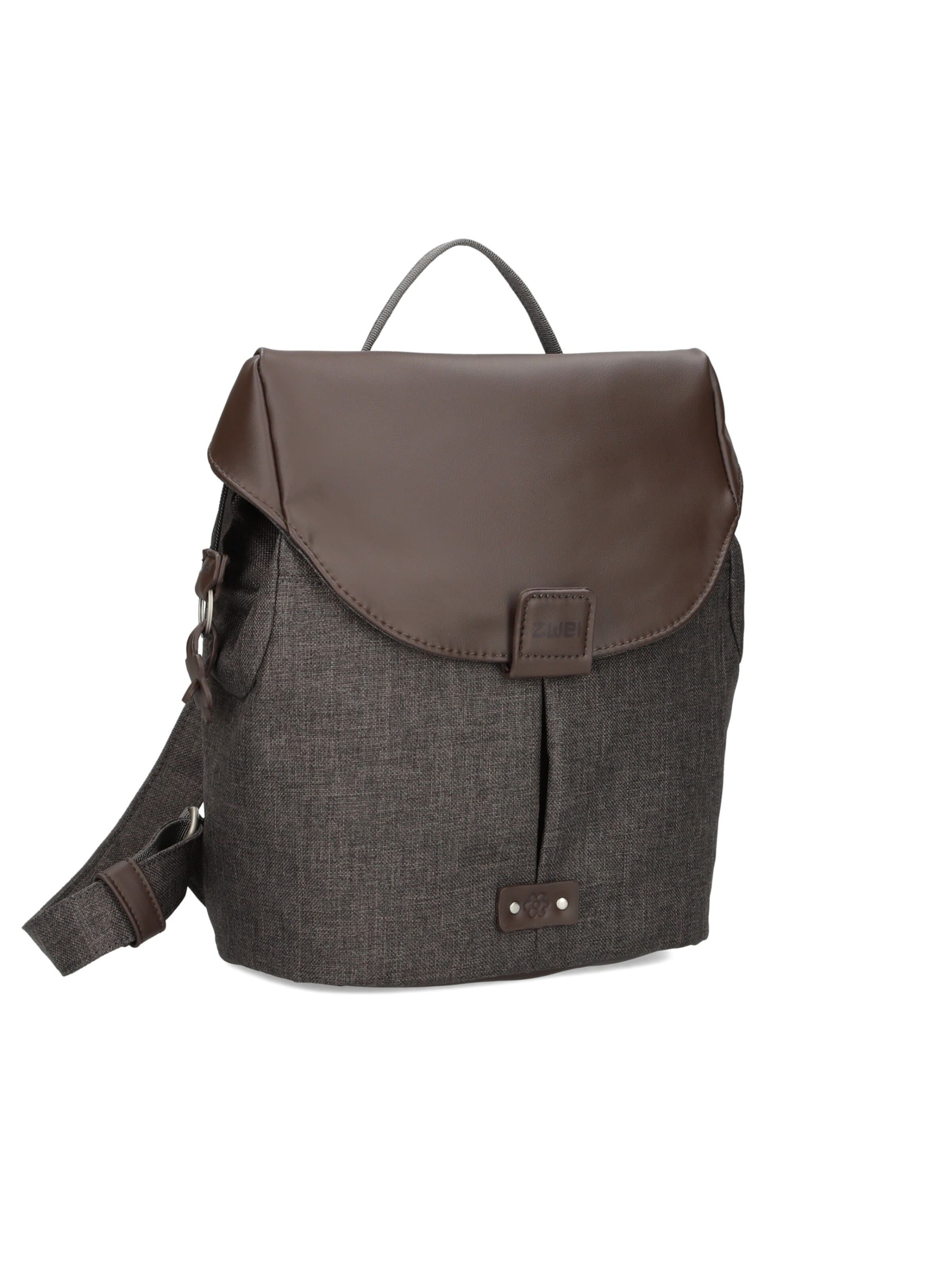 ZWEI Backpack 'OLLI OR8' in Brown: front