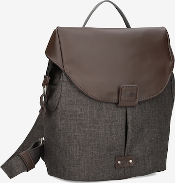 ZWEI Backpack 'OLLI OR8' in Brown: front