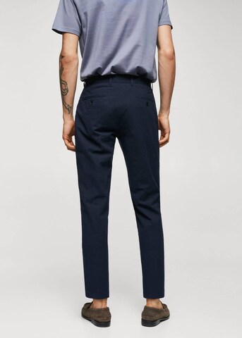MANGO MAN Regular Pants 'sarno' in Blue
