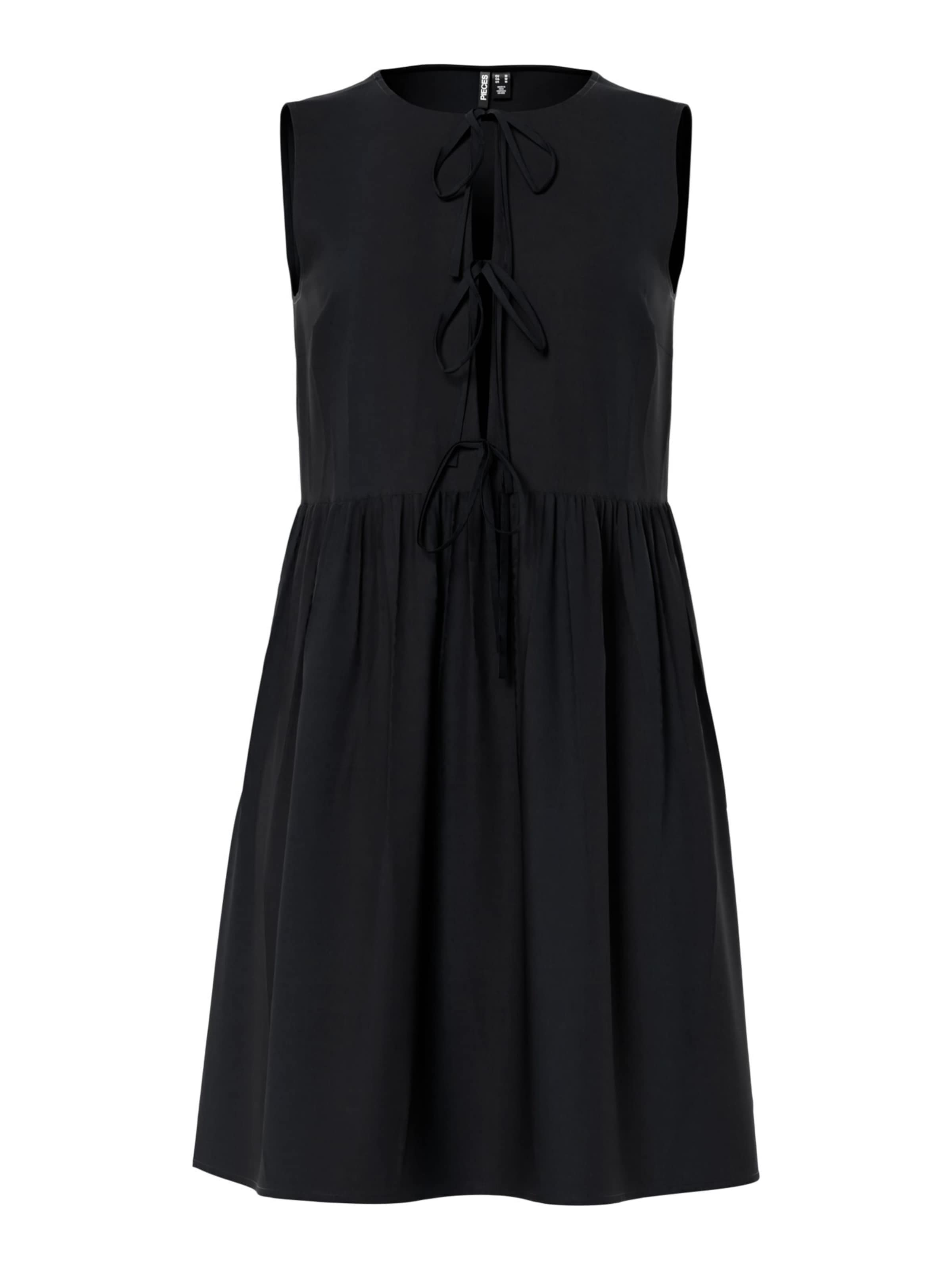 PIECES Kjole 'PCJOLLY' i sort: forside