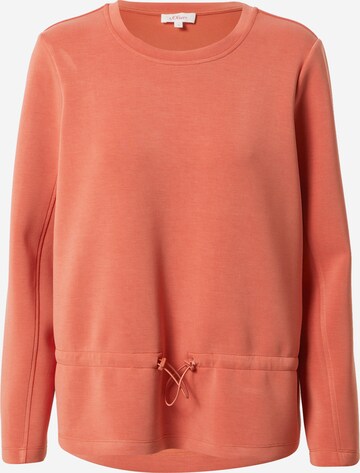 s.Oliver Sweatshirt in Orange: predná strana