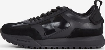 Calvin Klein Jeans Sneakers laag in Zwart: voorkant