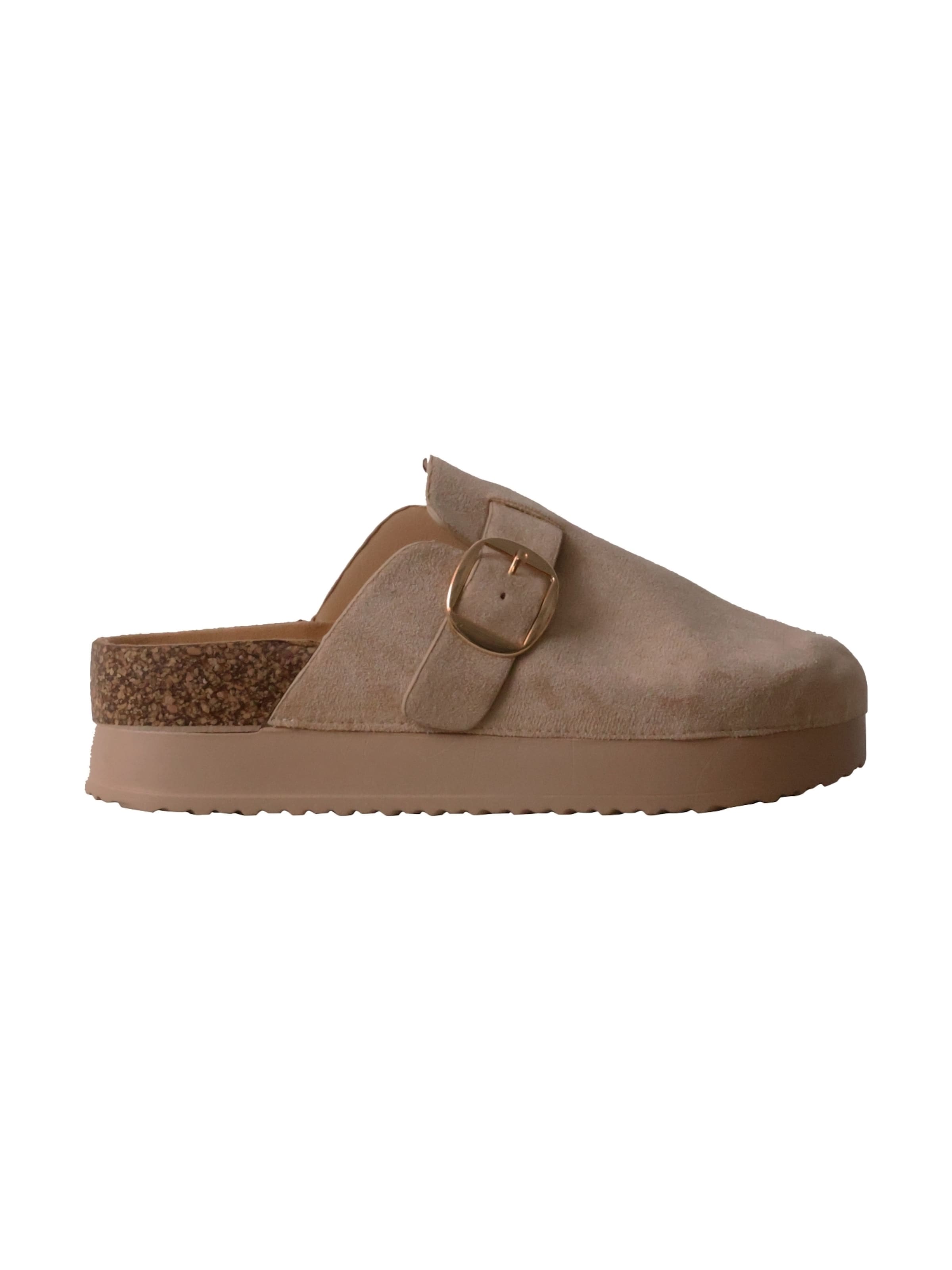 Super Mode Pantolette‌‌ in Beige
