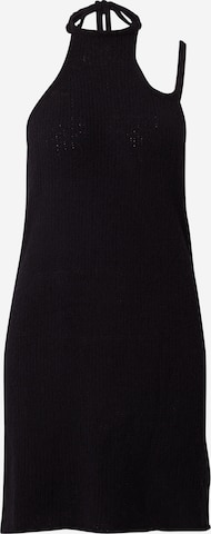 Won Hundred Stickad klänning 'Tamara' i svart: framsida