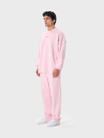 Ossy Homer Sweatshirt '450 GSM Heavy Cotton Oversize' in Pink