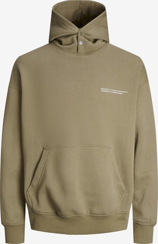 JACK & JONES Sweatshirt 'VESTERBRO BACK' in Green: front