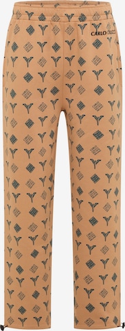 Pantalon 'Fadin' Carlo Colucci en marron : devant