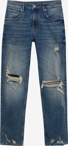 Pull&Bear Skinny Jeans i blå: forside