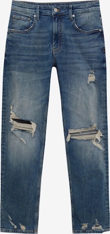 Pull&Bear Skinny Jeans in Blau: predná strana