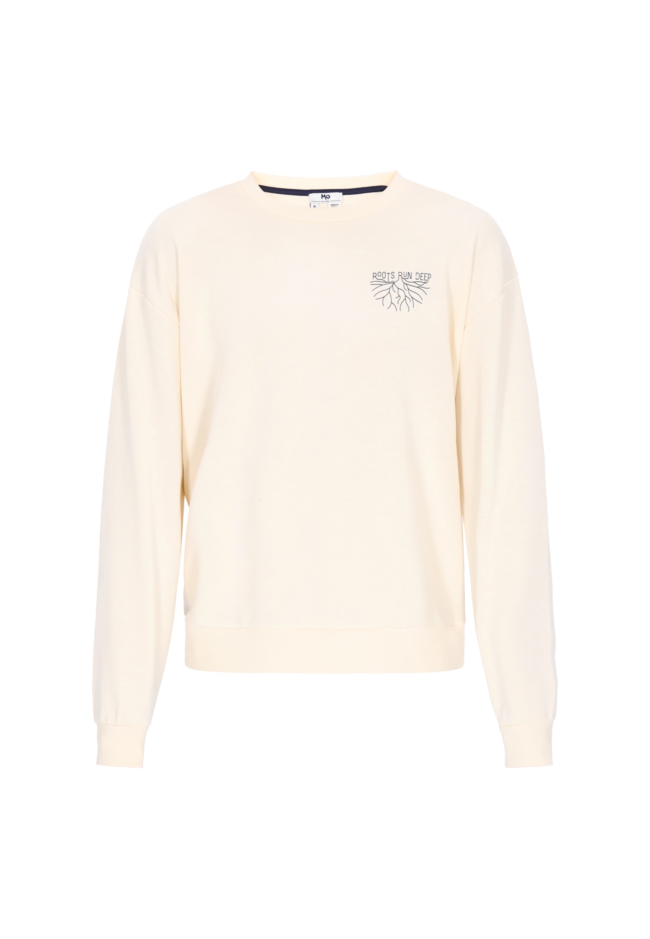 MO Dressipluus 'Back To School', värv valge: eest vaates