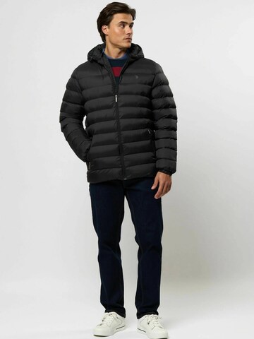 U.S. POLO ASSN. Jacke 'Artur' in Schwarz