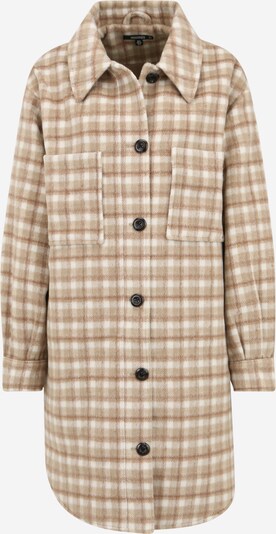 Missguided Übergangsmantel en beige / weiß, Vue avec produit