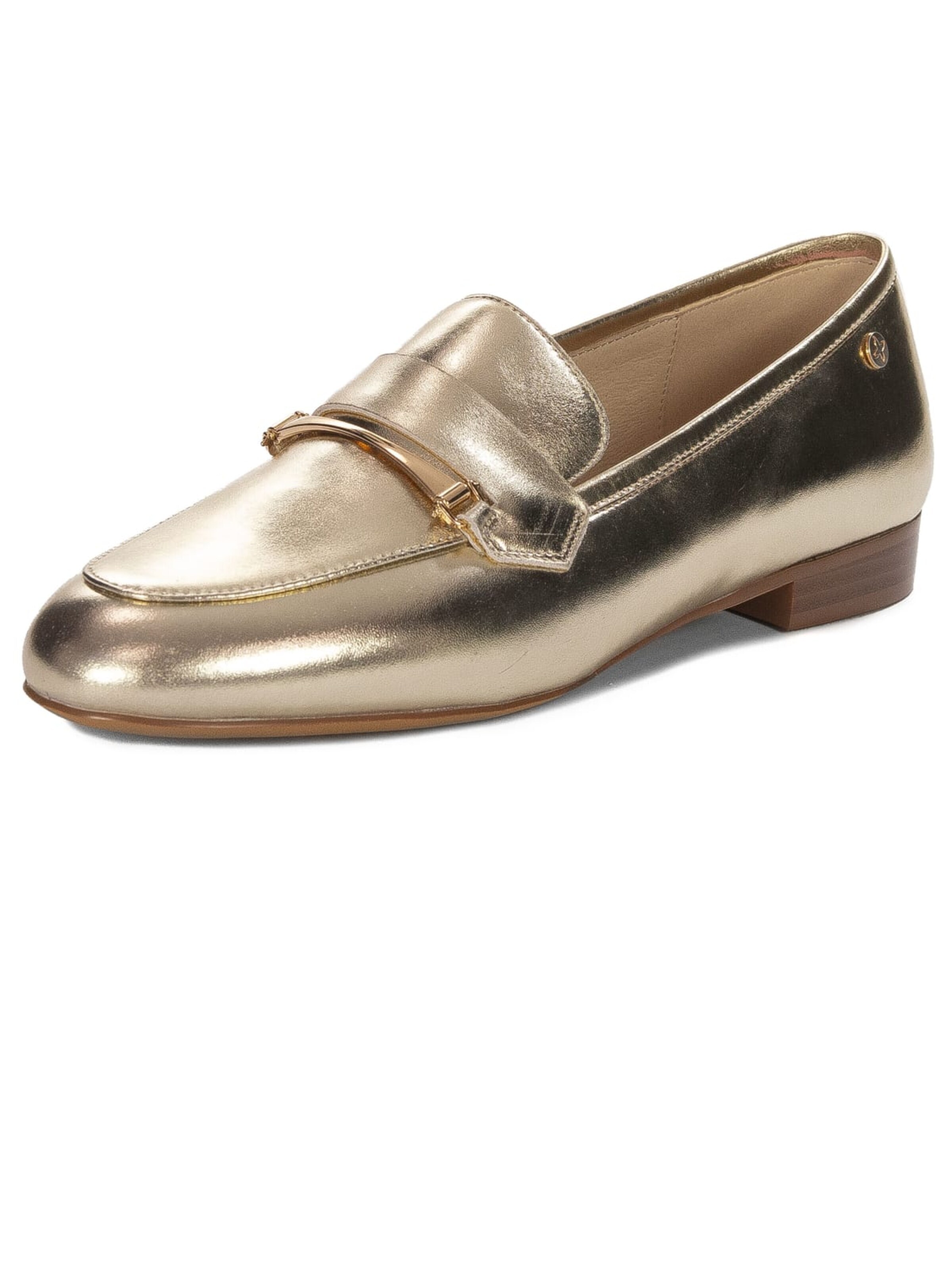 Maciejka Classic Flats 'K6809-25/00-1' in Gold: front