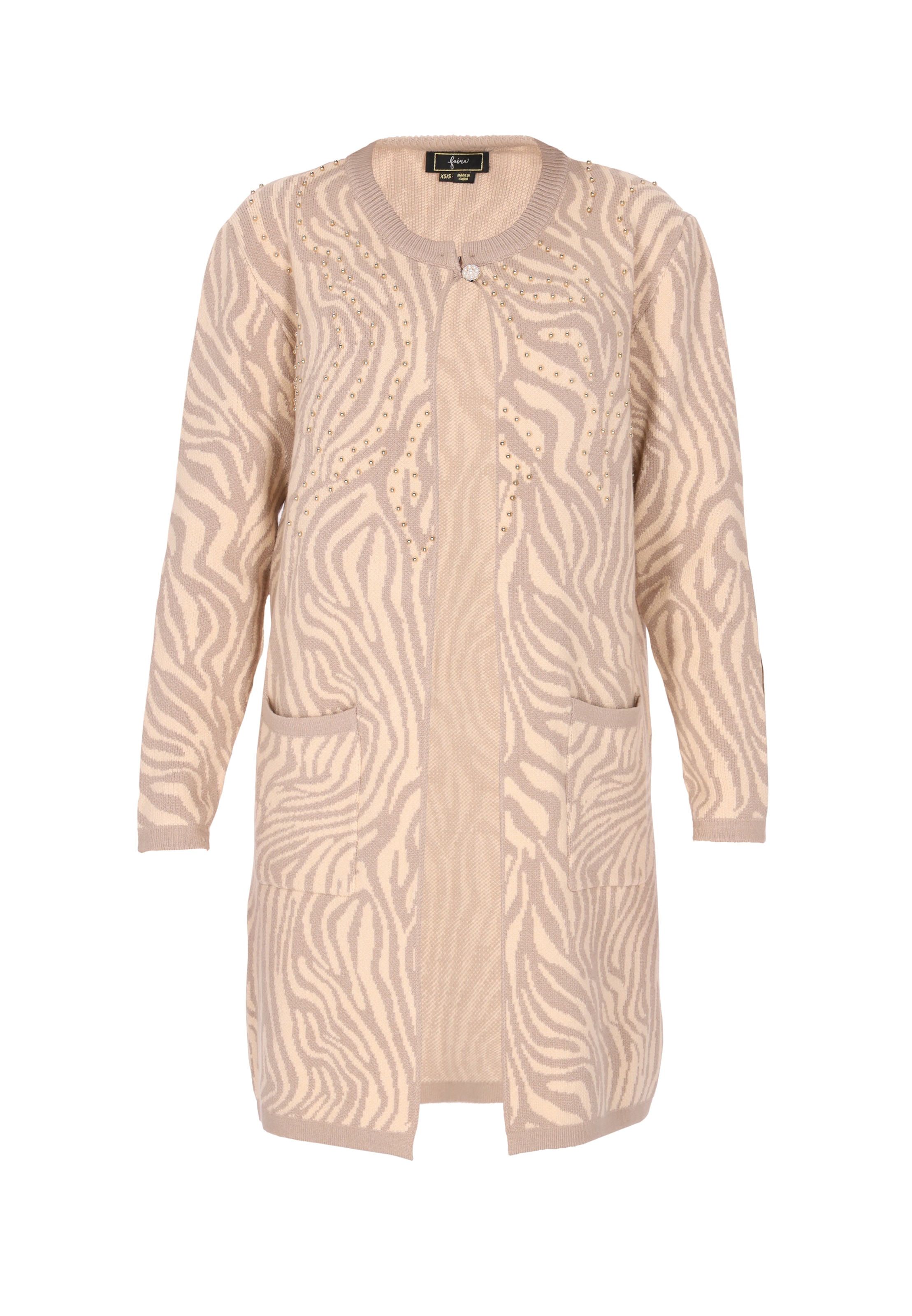 faina Kampsun, värv beež: eest vaates