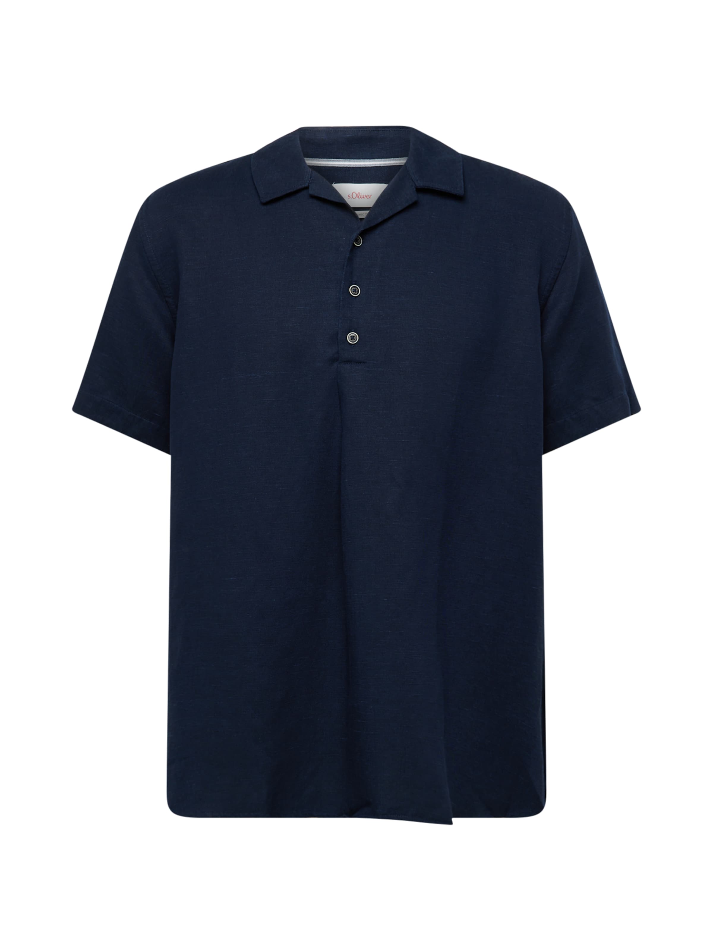 s.Oliver Comfort fit Overhemd in Blauw: voorkant