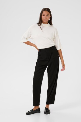 Kaffe Loose fit Pleat-front trousers 'KAMerle' in Black