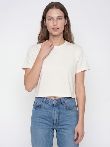 Antargo Shirt 'Women's Cropped T-Shirt' in White: front