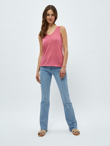 Top in maglia 'Carli' di minus in rosa